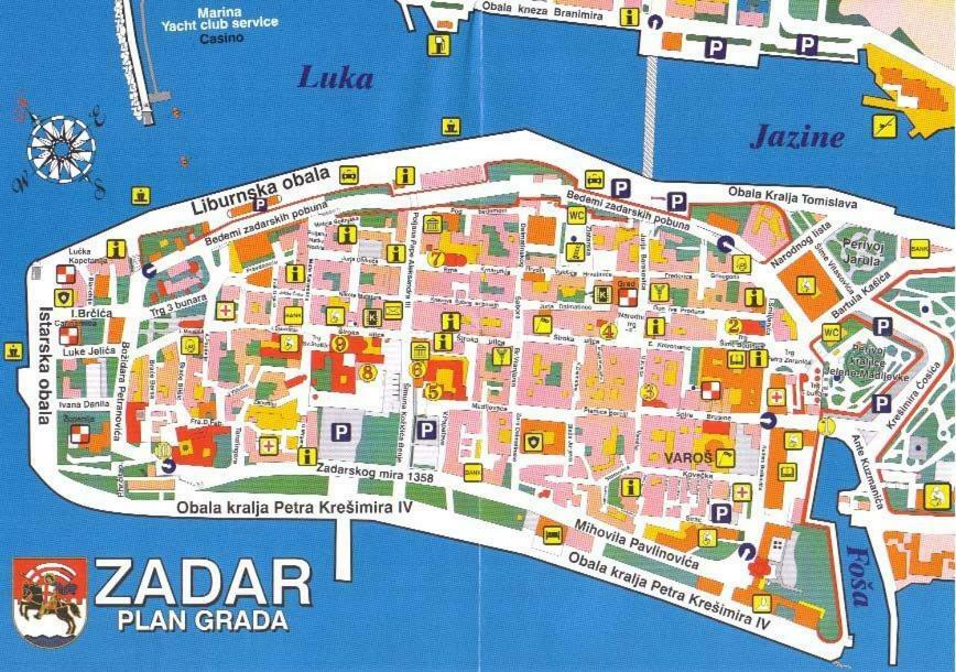 Jazine1 Daire Zadar Dış mekan fotoğraf